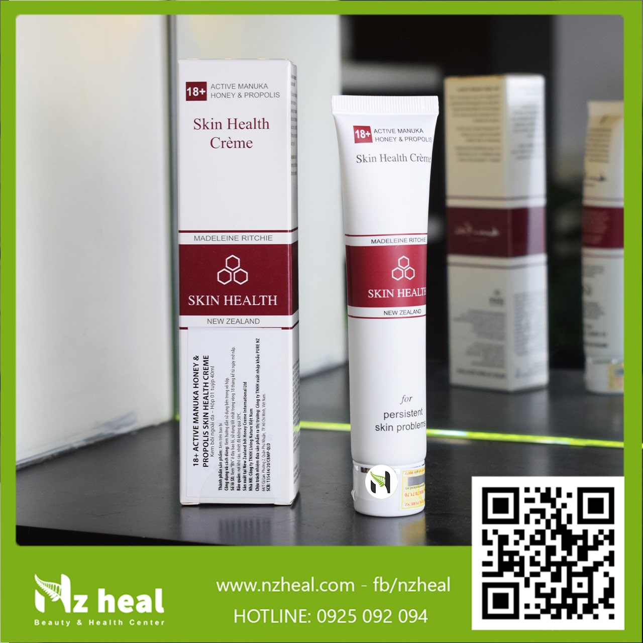 Kem Mật Ong Manuka Skin Health 18+ Madeleine Ritchie 40ml
