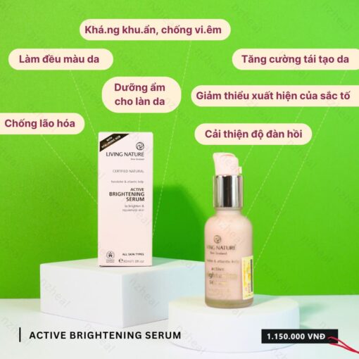 Serum dưỡng trắng da Living Nature Active Brightening Serum