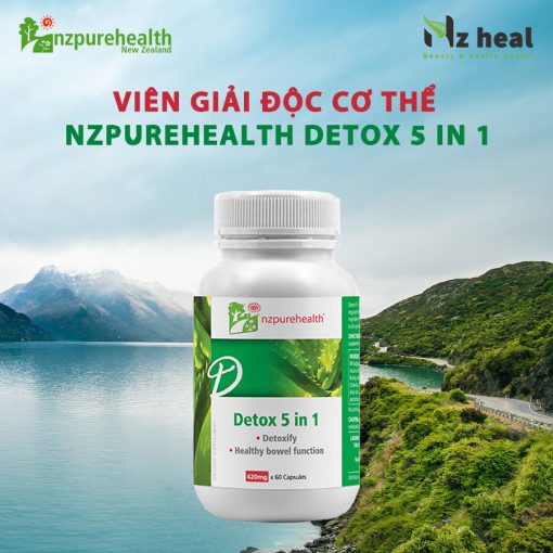 Viên Giải Độc Cơ Thể NZPurehealth Detox 5 in 1