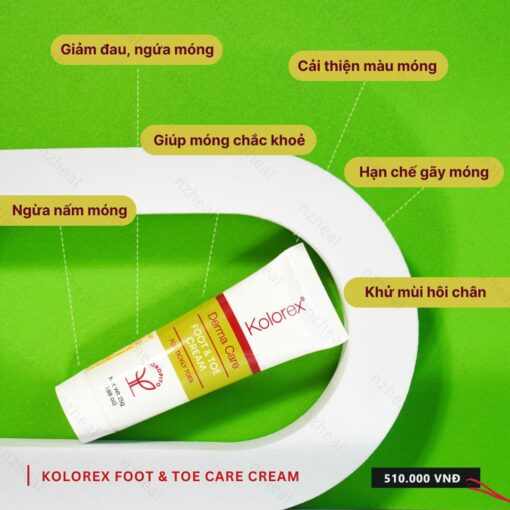 Kem trị nấm móng tay chân Kolorex Foot & Toe Care Cream 25g