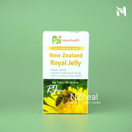 Viên Uống Sữa Ong Chúa Royal Jelly NZPureHealth (30 viên)