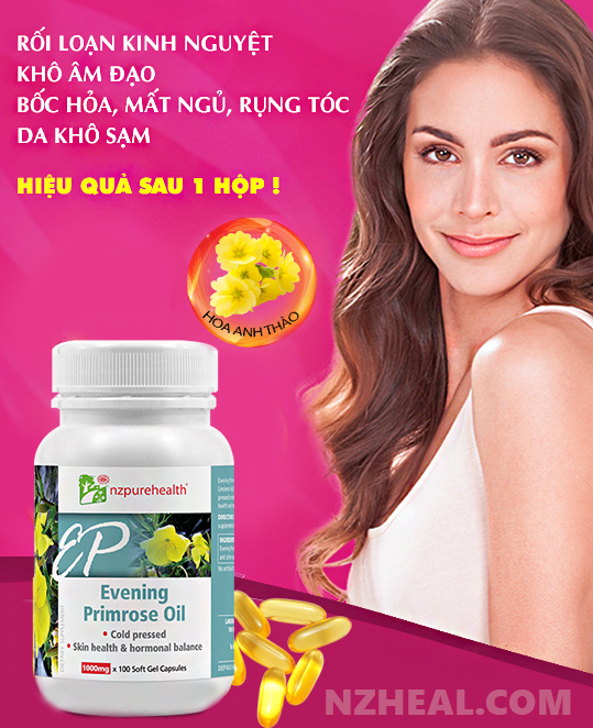 Viên Uống Dầu Hoa Anh Thảo Nz Purehealth Evening Primrose Oil 2