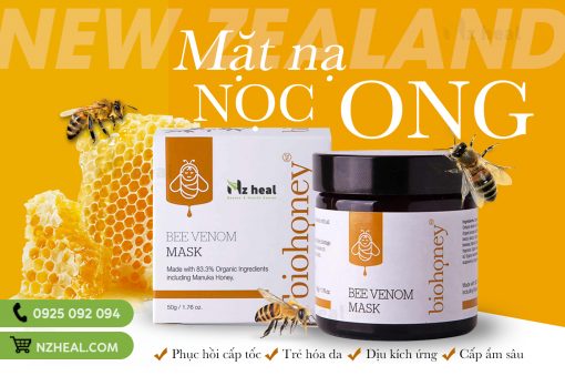 Mặt Nạ Nọc Ong Biohoney Bee Venom Mask 50g 1