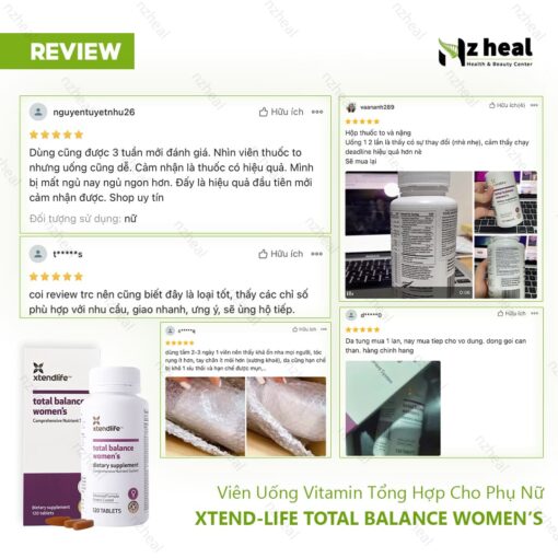 Viên Uống Vitamin Tổng Hợp Cho Phụ Nữ Xtend-Life Total Balance Women's