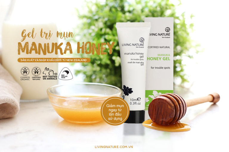 Gel Trị Mụn Living Nature Có Tốt Không? Review Manuka Honey Gel 7