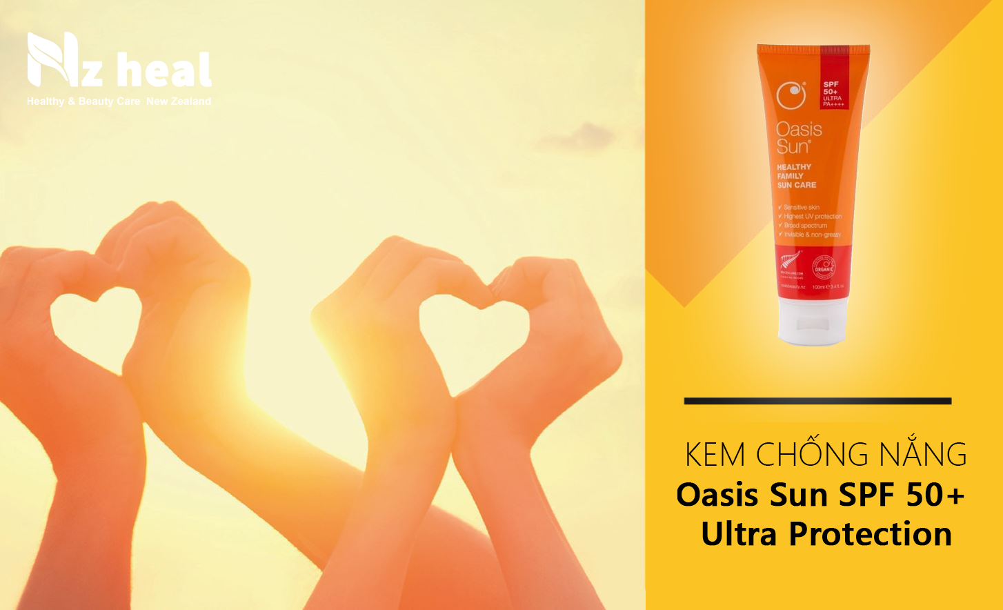 Kem chống nắng Oasis Sun SPF 50+ Ultra Protection dành cho da nhạy cảm