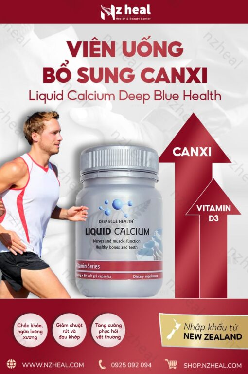 Thực phẩm bảo vệ sức khỏe Liquid Calcium 1500mg soft gel capsules 4