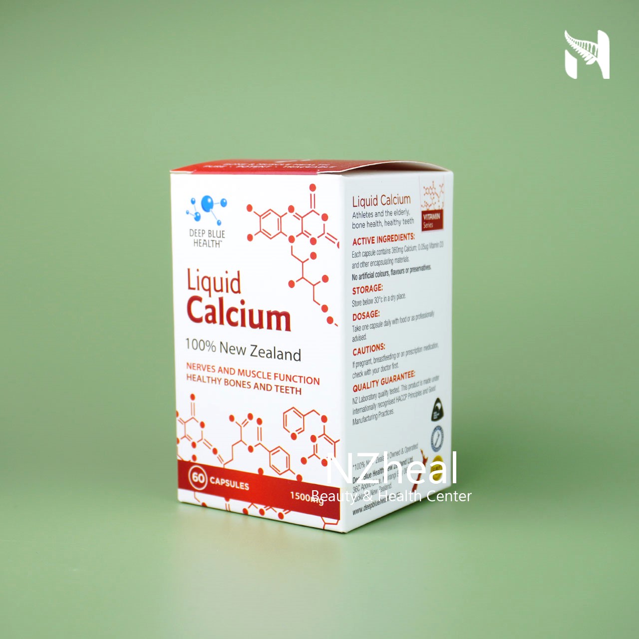 Viên Uống Bổ Sung Canxi Deep Blue Health Calcium 3