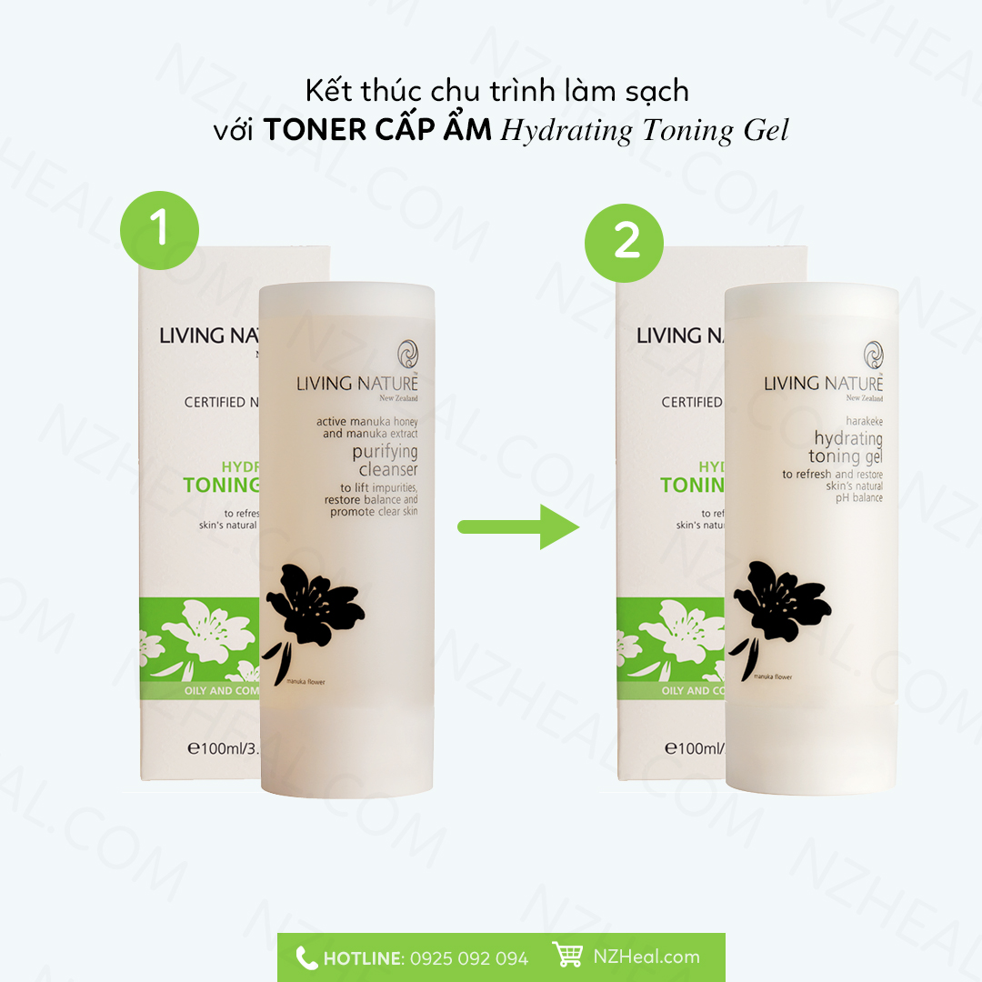 Sữa rửa mặt Living Nature Purifying Cleanser 9