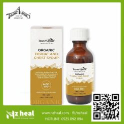 Siro giảm ho, trị đau họng Organic Manuka Throat and Chest Syrup MG650+ 5