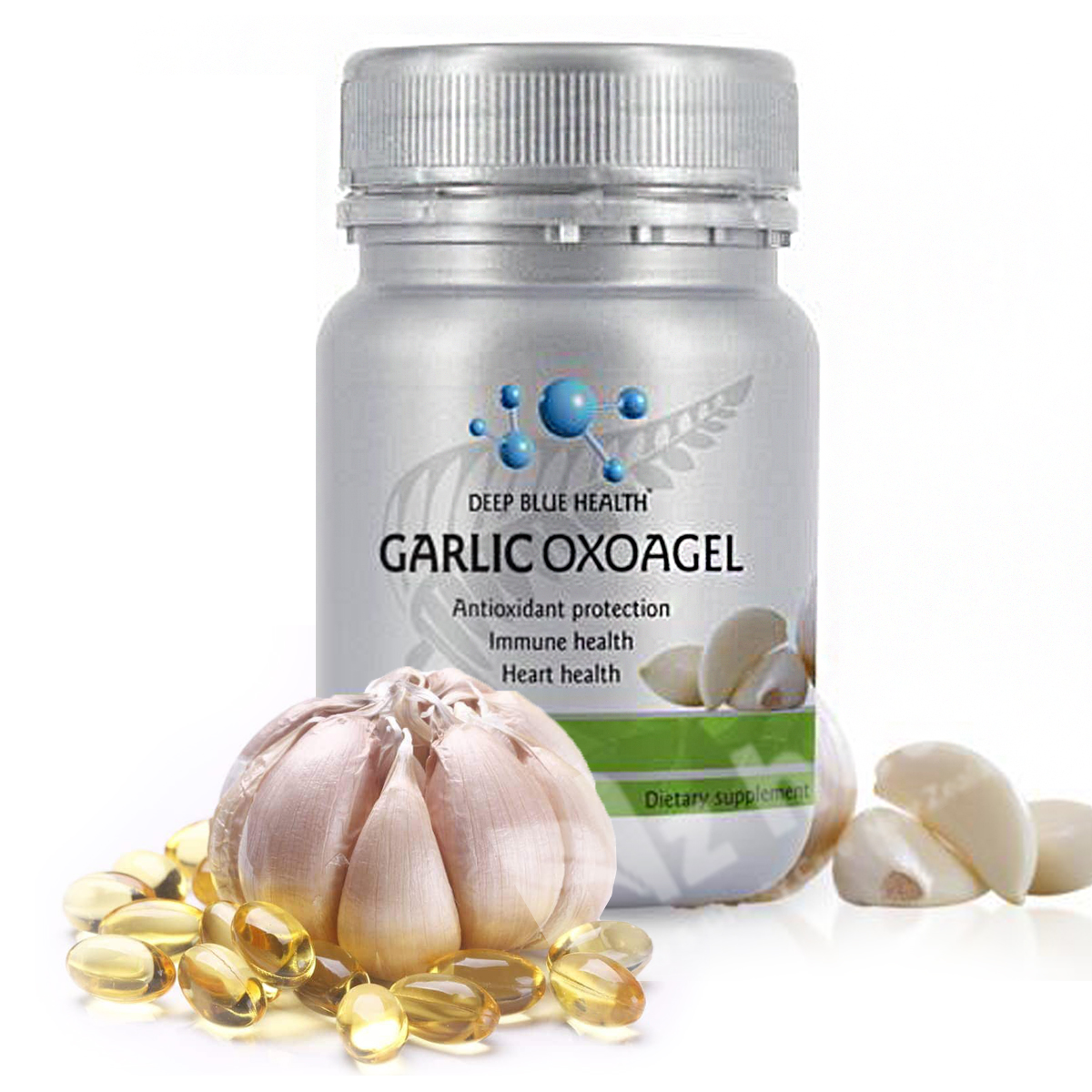 Viên uống dầu tỏi Deep Blue Health Garlic Oxoagel 30 viên 2