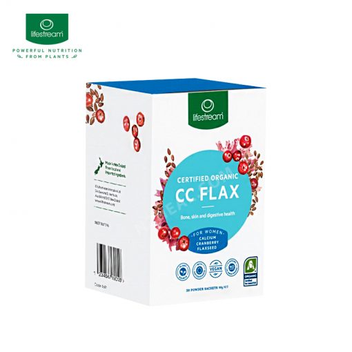 Bột Canberry và hạt Flax hữu cơ Lifestream Organic CC Flax (30 gói) 1 3 7