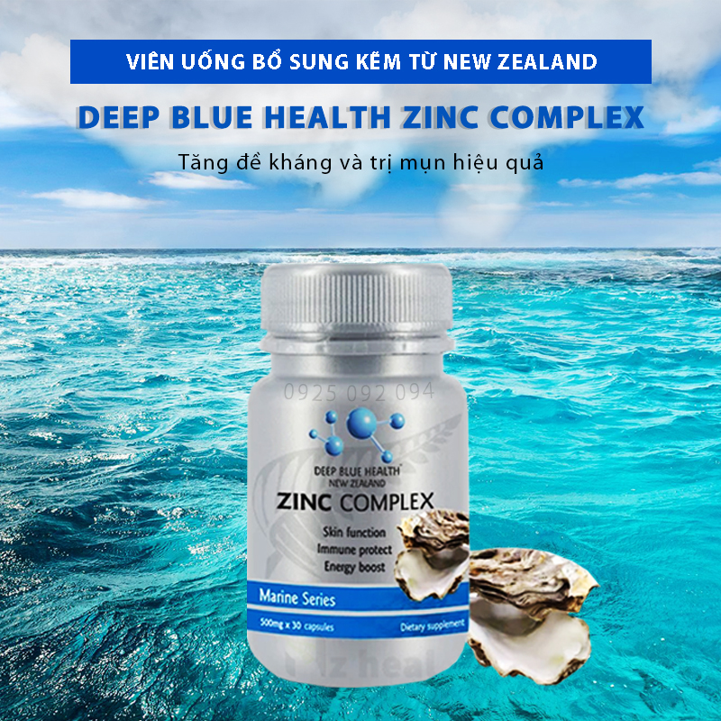 Viên Uống Kẽm Deep Blue Health Zinc Complex