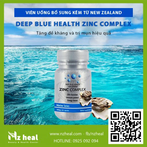Viên Uống Kẽm Deep Blue Health Zinc Complex