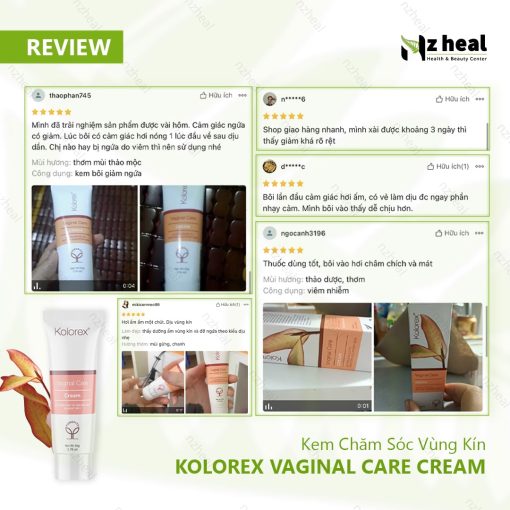 Kem Chăm Sóc Vùng Kín Kolorex Vaginal Care Cream 50g