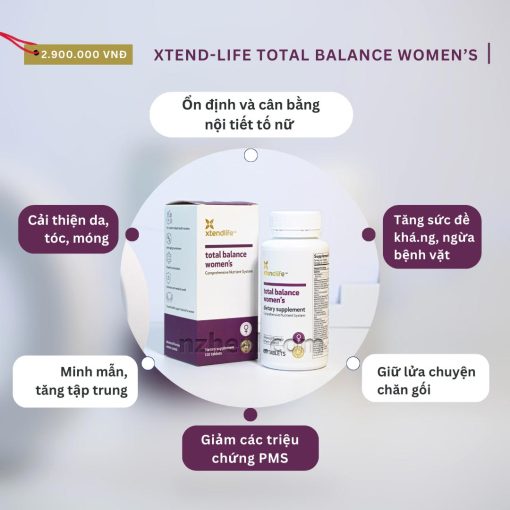 Viên Uống Vitamin Tổng Hợp Cho Phụ Nữ Xtend-Life Total Balance Women’s