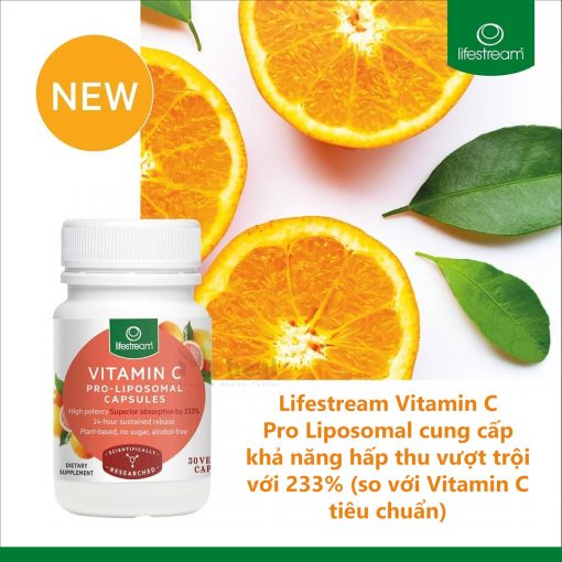 Viên Bổ Sung Vitamin C Lifestream Vitamin C Pro Liposomal 1
