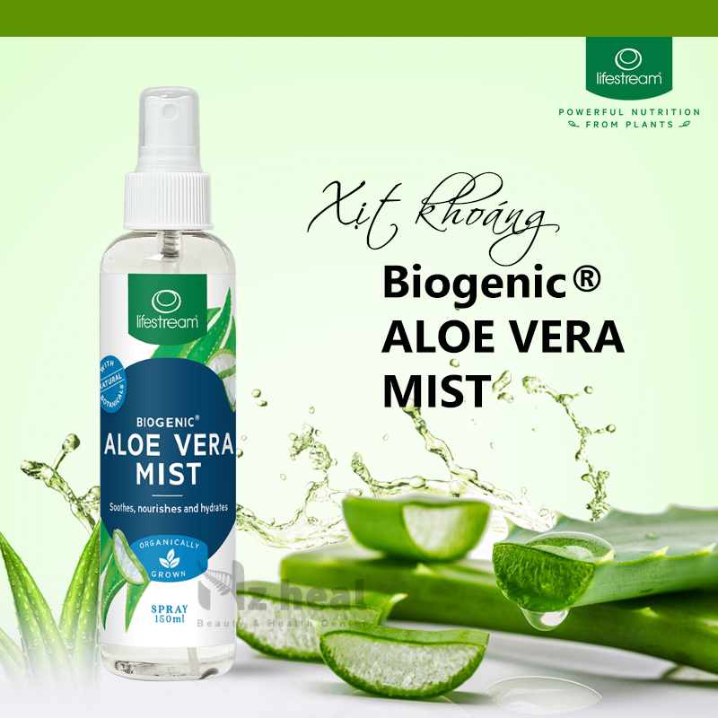 Xịt Khoáng Nha Đam Lifestream Biogenic Aloe Vera Mist