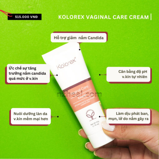 Kem Chăm Sóc Vùng Kín Kolorex Vaginal Care Cream 50g