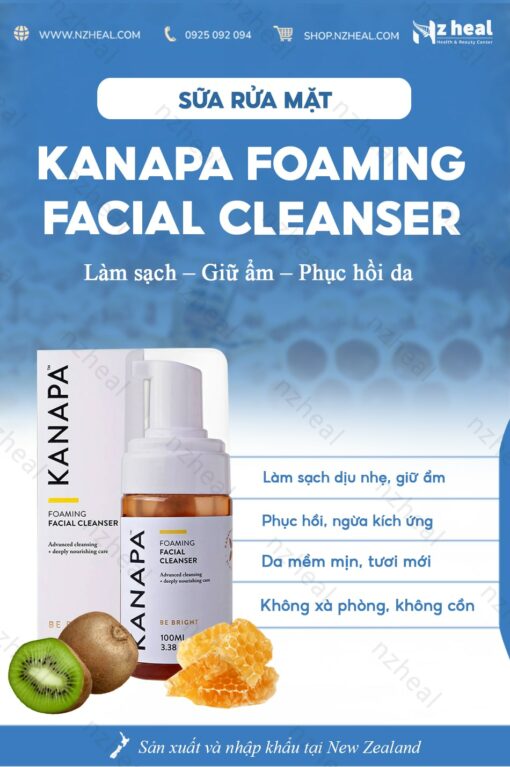 Sữa rửa mặt Kanapa Foaming Facial Cleanser 100ml 1