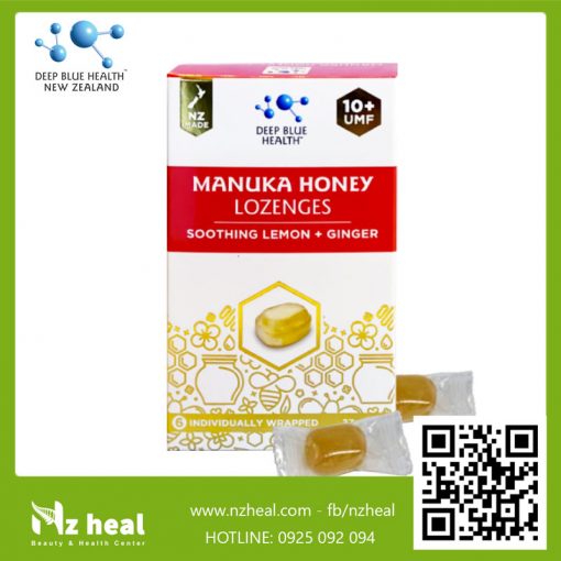 Kẹo ngậm mật ong Manuka UMF 10+ Deep Blue Health