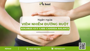 Ngăn ngừa viêm nhiễm đường ruột với Kolorex Gut Care Candida Balance