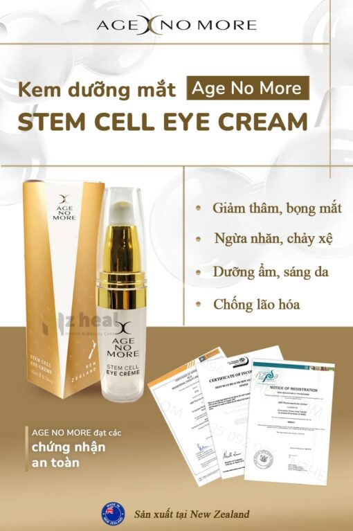 Kem dưỡng mắt Age No More Stem Cell Eye Creme (10ml) 2
