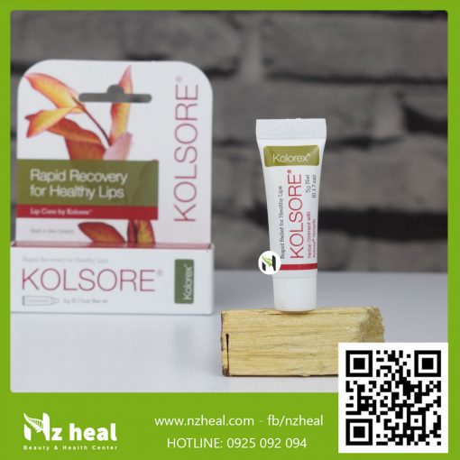 Kem trị chàm môi, herpes môi Kolorex Kolsore Lip Care Ointment 3g (0.1 oz) / 5g (0.17 oz)