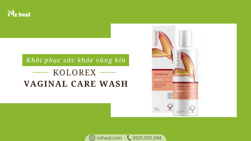 Kolorex Wash - Khôi phục sức khỏe vùng kín hiệu quả và an toàn
