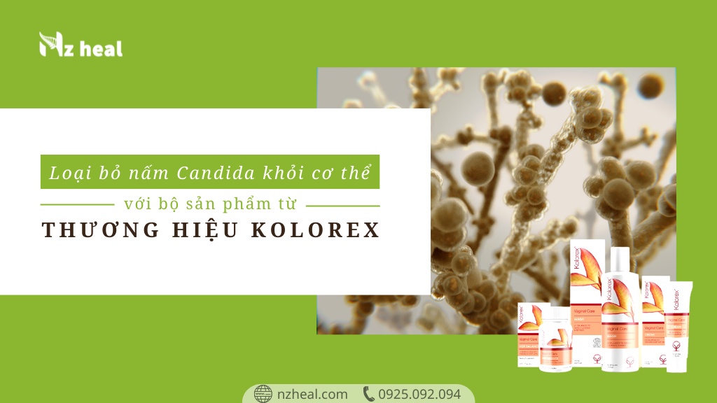 Bộ Kolorex: chống nấm Candida