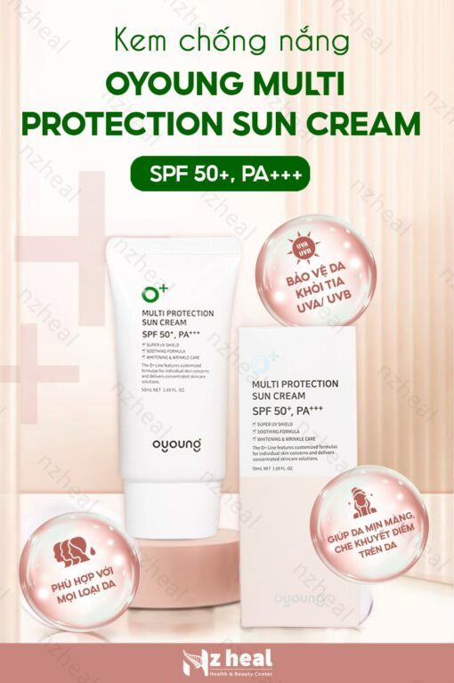Kem chống nắng bảo vệ da Oyoung Multi Block Cream SPF 50 PA+++ 4