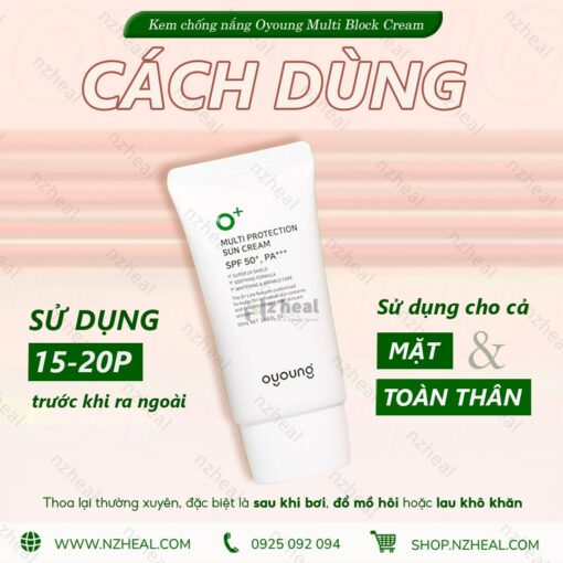 Kem chống nắng bảo vệ da Oyoung Multi Block Cream SPF 50 PA+++ 1