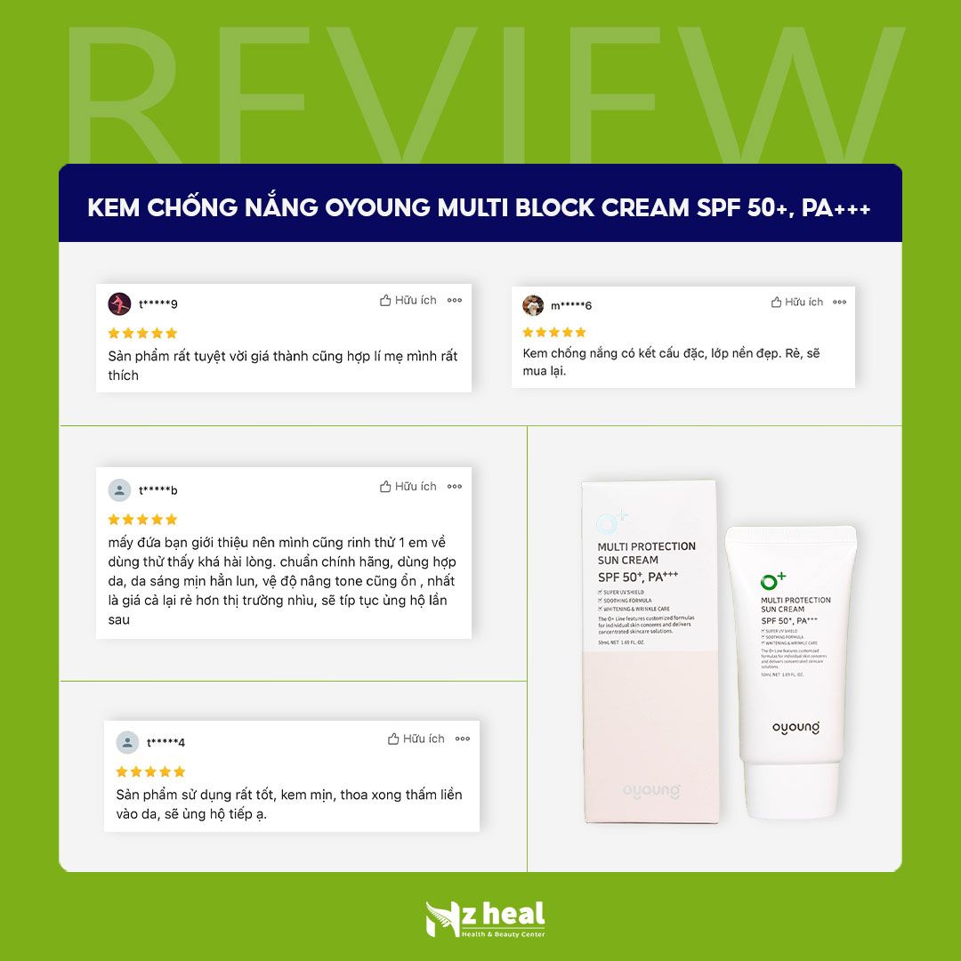 Kem chống nắng bảo vệ da Oyoung Multi Block Cream SPF 50 PA+++