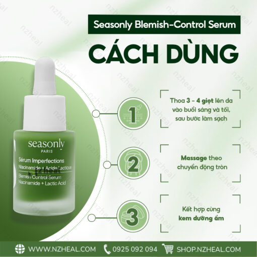 Serum trị mụn Seasonly Blemish-Control Serum (Sérum Imperfections) 15ml 1
