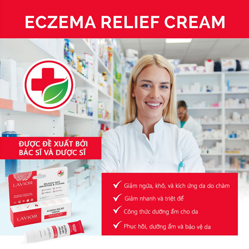 Kem giảm chàm, ngứa LAVIOR Eczema Relief Cream