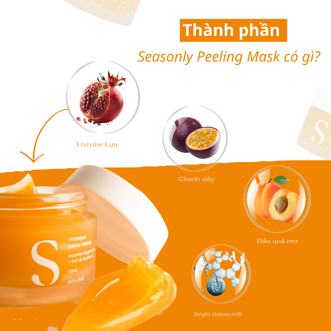 Review mặt nạ tẩy tế bào chết Seasonly Peeling Mask: công dụng, giá bao nhiêu, có tốt không?