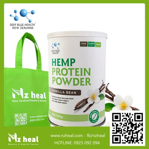 Bột đạm protein gai dầu Deep Blue Health Hemp Protein Powder (330gr)