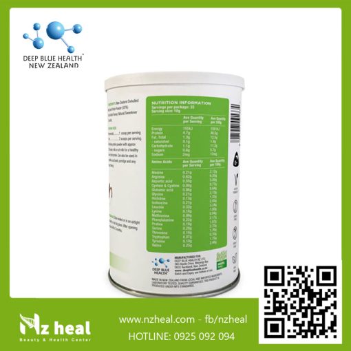 Bột đạm protein gai dầu Deep Blue Health Hemp Protein Powder (330gr)