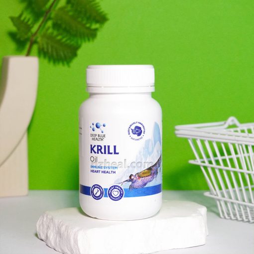 Viên uống dầu nhuyễn thể Deep Blue Health Krill Oil (60 viên)