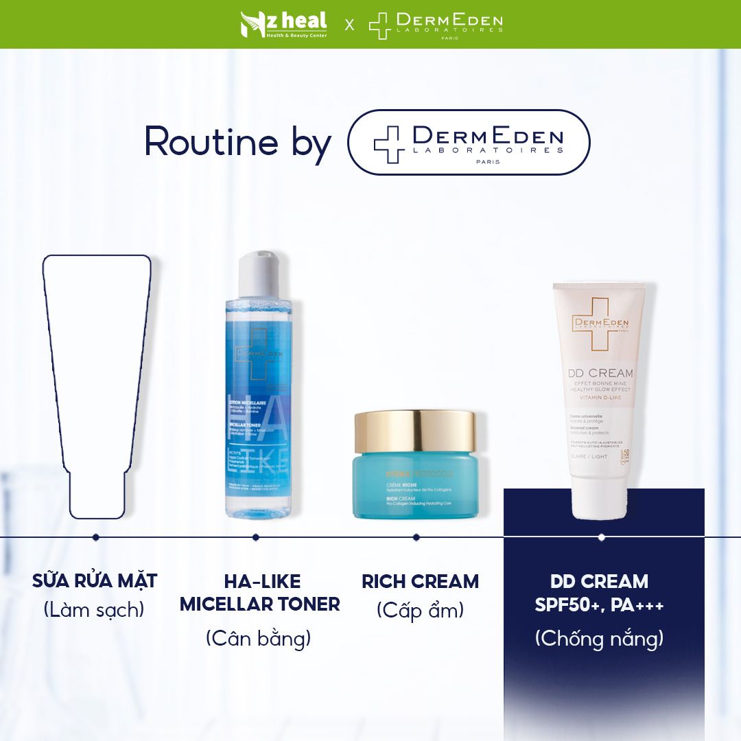 Kem chống nắng Vitamin D DermEden DD Cream SPF50 (50ml)