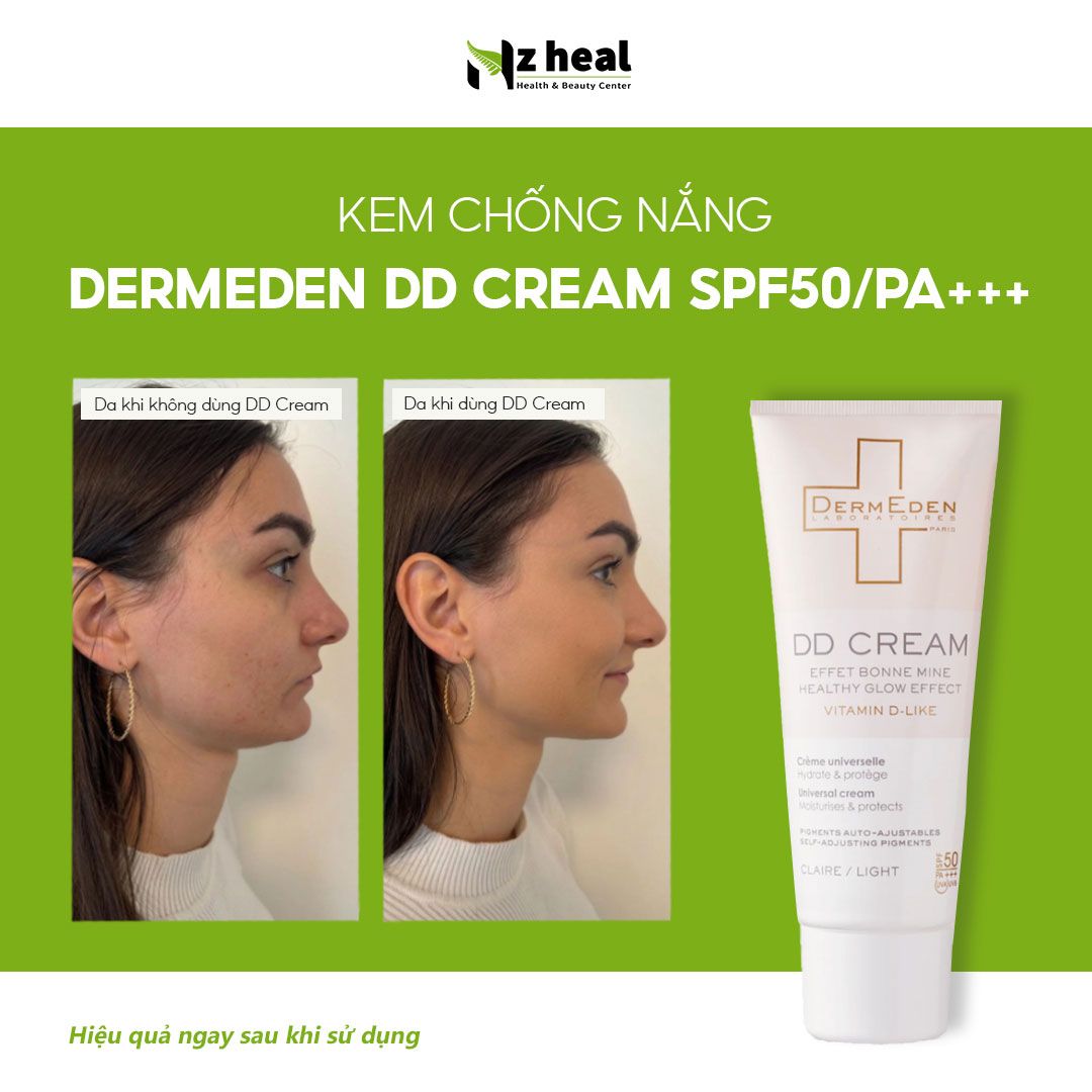 Kem chống nắng Vitamin D DermEden DD Cream SPF50 (50ml)