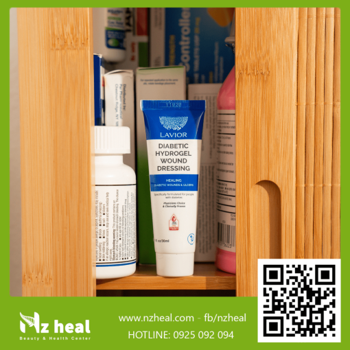 Gel băng vết thương hở LAVIOR Diabetic Hydrogel Wound Dressing (30ml)