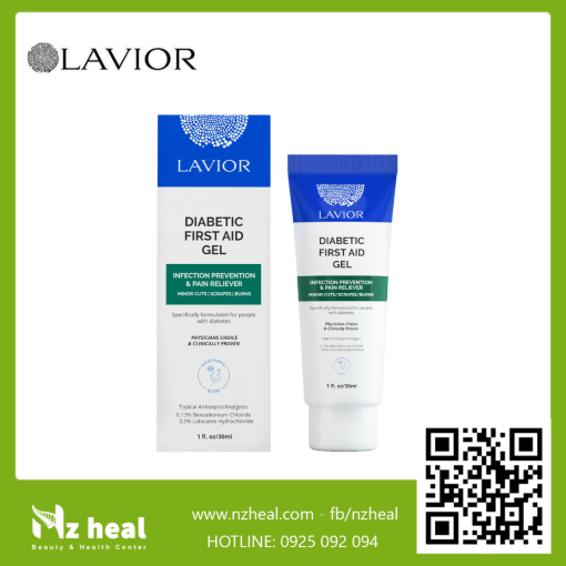 Gel sơ cứu vết thương tiểu đường LAVIOR Diabetic First Aid Gel (20ml)