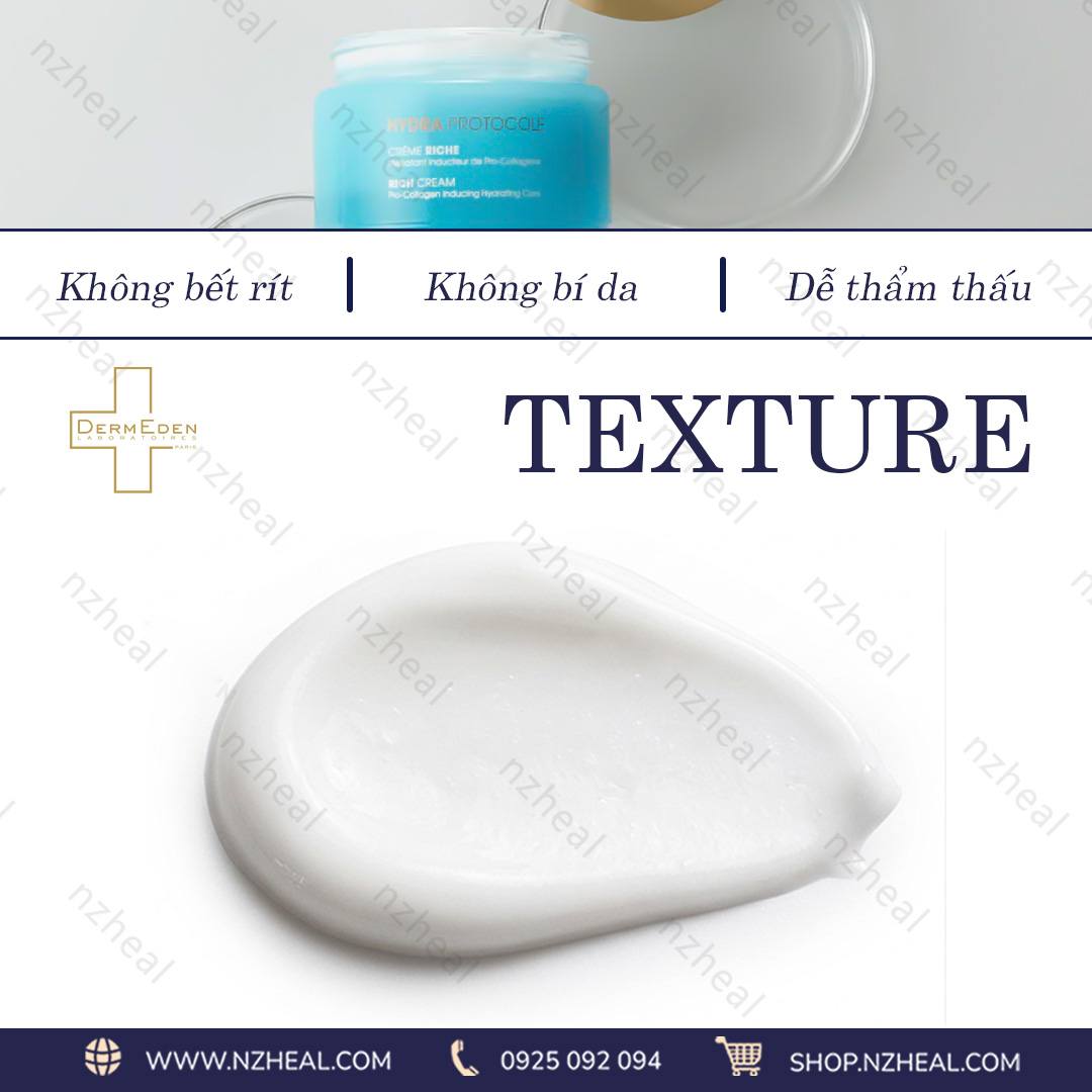 Kem dưỡng ẩm, chống lão hoá chuyên sâu DermEden Rich Cream (50ml) 2A