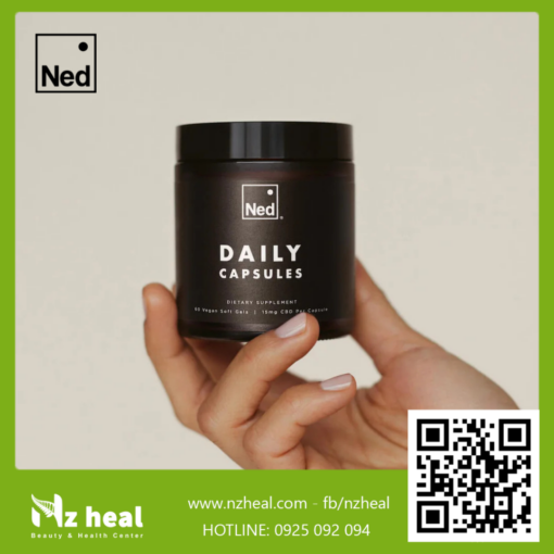 Viên tinh dầu hạt Gai dầu hữu cơ Ned Daily Capsules (60 viên)