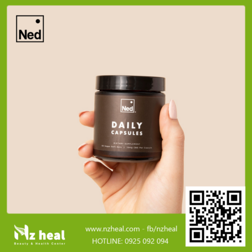 Viên tinh dầu hạt Gai dầu hữu cơ Ned Daily Capsules (60 viên)