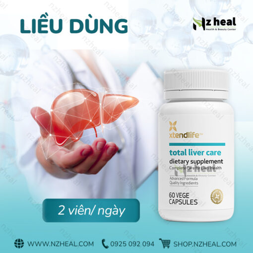 Viên uống giải độc và phục hồi gan Xtend-Life Total Liver Care (60 viên) 3