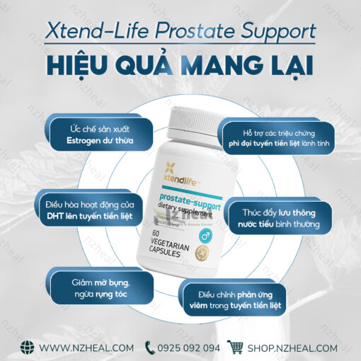 Viên uống cải thiện tuyến tiền liệt Xtend-Life Prostate Support 60 viên 1