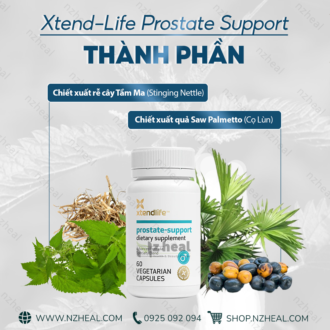 Viên uống cải thiện tuyến tiền liệt Xtend-Life Prostate Support 60 viên 3