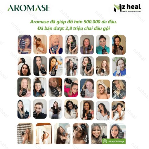 Dầu gội làm sạch sâu da đầu dạng lỏng Aromase 5α Juniper Scalp Purifying Liquid Shampoo 80ml 10